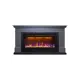Каминокомплект California с очагом Crystal 36 Graphite Grey 1800Вт цвет графитовый/серый