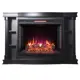 Каминокомплект Inter Flame Гиант черный с очагом Antares 33 LED FX QZ IF-EF 05-33