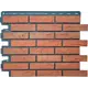 Фасадная панель Alta west Кенигсберг 710x560x21мм темно-красный 0.4м²