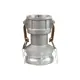 Камлок Titan Lock алюминий тип DA (переходник розетка 2" х ниппель 1 1/2")