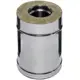 Дымоход-сэндвич Ferrum ⌀150-210мм 0.25м нержавеющая сталь AISI 430 0.5мм