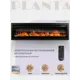 Электрокамин Planta PFP-INS150 2000Вт черный