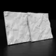 Стеновая гипсовая 3D панель Weissenberg Утес 1000x500x35мм 0.5м² 2шт