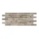 Термопанель c клинкерной плиткой Мосфасад BestPoint Ceramics 127x52см шип-паз цвет Retro Brick Pepper