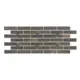Термопанель c клинкерной плиткой Мосфасад BestPoint Ceramics 127x52см шип-паз цвет Exclusive Metal Dark