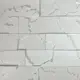 Декоративный гипсовый камень Мастер глинка Кирпич 3d мозаик 1.225м² белый