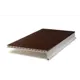Комплект откос и наличник фигурный WinPlast 20x200 см шоколад