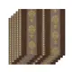 Комплект панелей ПВХ Lako decor Барокко 700x700мм 2.45м² 5шт коричневый