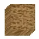 Комплект панелей ПВХ Lako decor Кофейно-белый мрамор 770x700мм 2.7м² 5шт