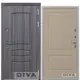 Входная дверь Diva МД-42 УТ-00075295 металлическая правая 205x86см цвет серый