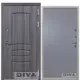 Входная дверь Diva МД-42 УТ-00075395 металлическая левая 205x86см цвет серый