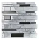 Комплект панелей ПВХ Lako decor Кладка глянец 300x300мм 0.54м² 5шт серый
