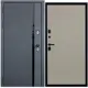 Входная дверь Diva ДХ-46 205x86см левый черный кварц/Д11 софт шампань