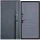 Входная дверь Diva ДХ-46 205x86см левый черный кварц/Д13 силк маус