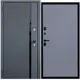 Входная дверь Diva ДХ-46 205x96см левый черный кварц/Д11 силк маус