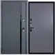 Входная дверь Diva ДХ-45 205x96см левый черный кварц/Н10 силк маус