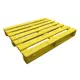 Поддон деревянный Palletshop ГОСТ 33757-2016(9078-84) 1200x1000x145мм влажность до 22% окрашенный жёлтый