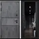 Входная дверь Labirintdoors Инфинити 205x96см левый цвет черный кварц/бетон темный с зеркалом