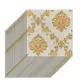 Комплект панелей ПВХ Lako decor Барокко Золотистые узоры 700x700мм 9.8м² 20шт