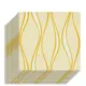 Комплект панелей ПВХ Lako decor Барокко Кувшинки 700x700мм 4.9м² 10шт