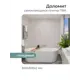 Комплект панелей ПВХ Центурион Доломит серый 300x300x2мм 0.72м² 8шт