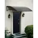 Козырек Laksi 140x35x92см черный/серый