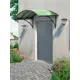 Козырек Laksi 165x80x104см черный/зеленый