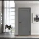 Дверь межкомнатная Loyard Париж 4 глухая 200x90см пленка ПВХ цвет софт графит без замка и петель