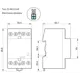 Контактор модульный Finder 4NO 40А катушка 230В АС/DC