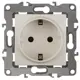 Розетка Эра 12 2P+E Schuko 16A-250В IP20 без лапок слоновая кость