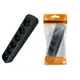 Колодка для удлинителя TDM Electric SQ1806-0139 6 розеток с заземлением 2500 Вт цвет черный