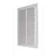 Решетка вентиляционная накладная Dospel D/170x240 W 170x239 цвет белый