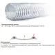 Воздуховод TEX PU-400-90/10 D90 мм полиуретан