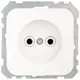 Розетка встраиваемая Bylectrica Гармония люкс РС16-492 з цвет белый