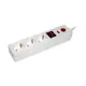 Фильтр сетевой Iek 237615 3 розетки 1.5 м