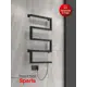 Полотенцесушитель электрический Indigo Sparta 120 Вт 50x80 см таймер цвет черный муар