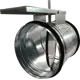 Клапан воздушный с площадкой Diaflex ZSK-400 оцинкованная сталь