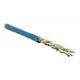 Кабель витая пара Hyperline U/UTP категория 5e 4 пары LSZH нг(А)-HF 100 м цвет синий