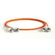 Патч-корд Hyperline MM 50/125 ST-ST 2.0 мм duplex LSZH 2 м