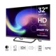 Телевизор Topdevice Frameless Smart TV WildRed 32" 80 см цвет черный
