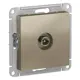 Розетка ТВ Schneider Electric Atlas ATN000591 оконечная цвет шампань