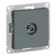 Розетка ТВ Schneider Electric Atlas ATN000792 проходная цвет грифель