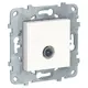 Розетка ТВ Schneider Electric Unica NU546418 оконечная цвет белый
