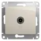 Розетка ТВ Schneider Electric Glossa GSL000991 оконечная цвет молочный