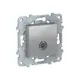 Розетка ТВ Schneider Electric Unica NU546430 оконечная цвет алюминий