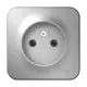 Розетка Schneider Electric Blanca BLNRA000113 цвет алюминий