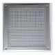 Решетка вентиляционная Шамрай 250x250 мм сталь тип перфорации квадрат цвет хром