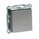 Розетка встраиваемая Schneider electric MTN2310-0460 с заземлением цвет алюминий