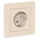 Розетка Schneider Electric AtlasATN000244 цвет бежевый