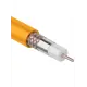 Кабель коаксиальный Rexant RG-6U нг(А)-HF 75 Ом 100 м indoor цвет оранжевый